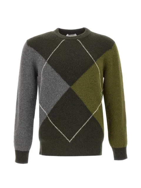 Kangra argyle-pattern knit