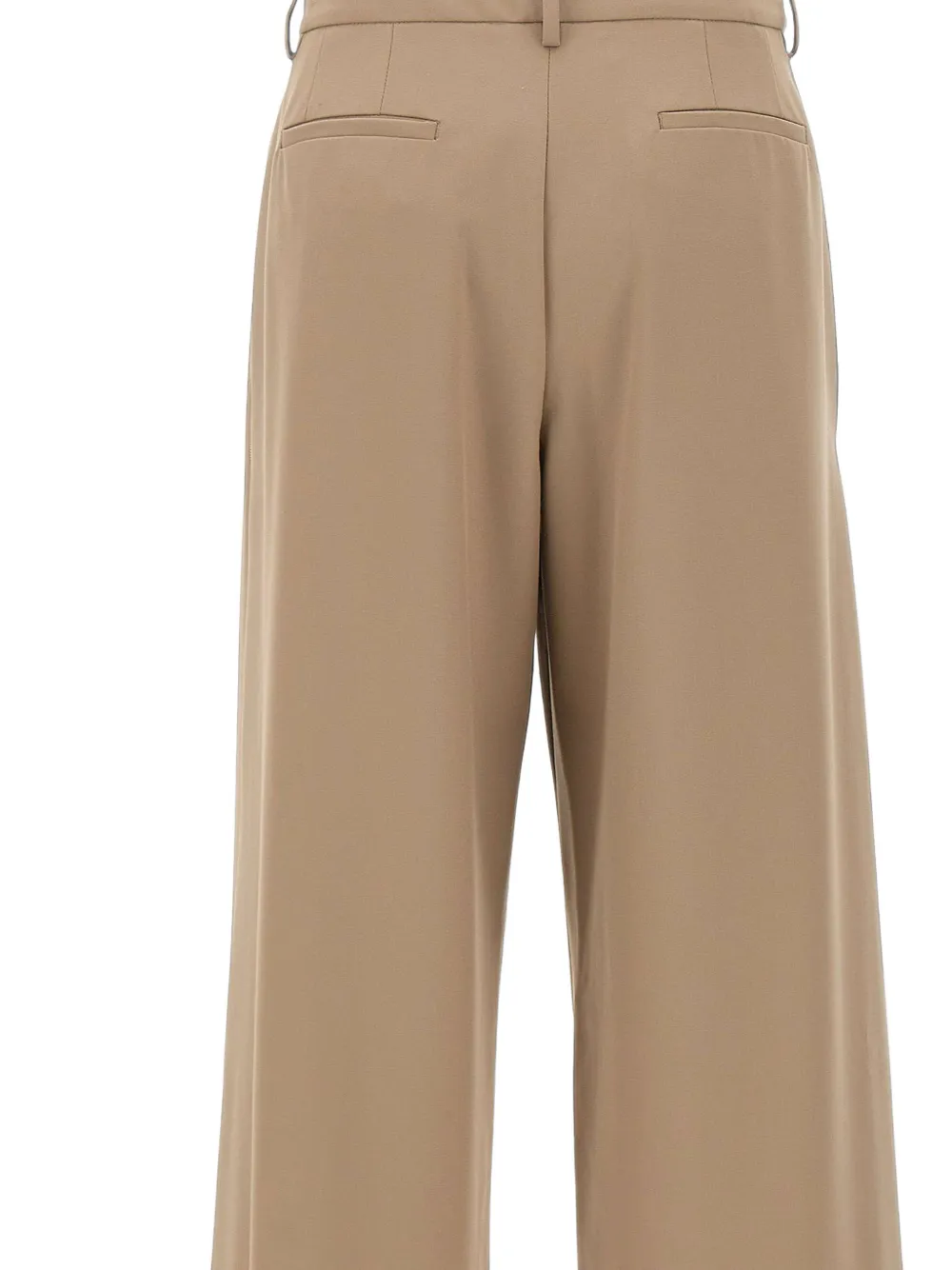 Fabiana Filippi Spoleto broek met wijde pijpen Beige