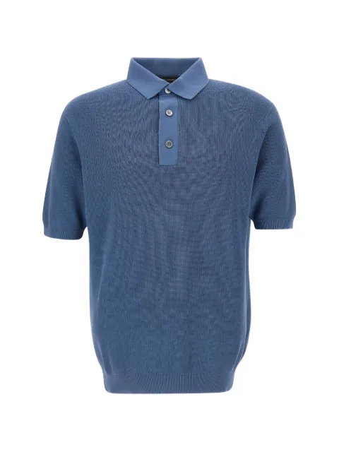 Filippo De Laurentiis grain-stitch polo shirt