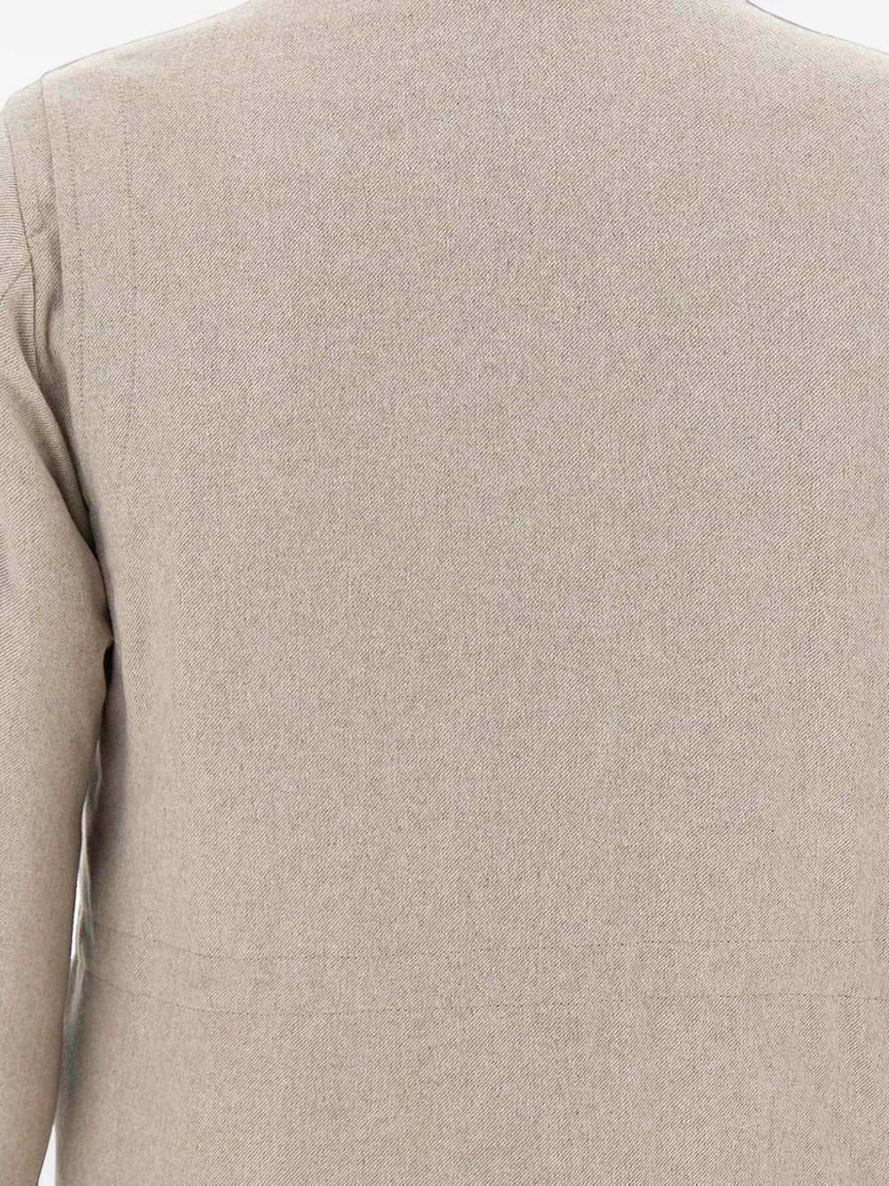 Barba Jack met vier zakken en bontkraag Beige