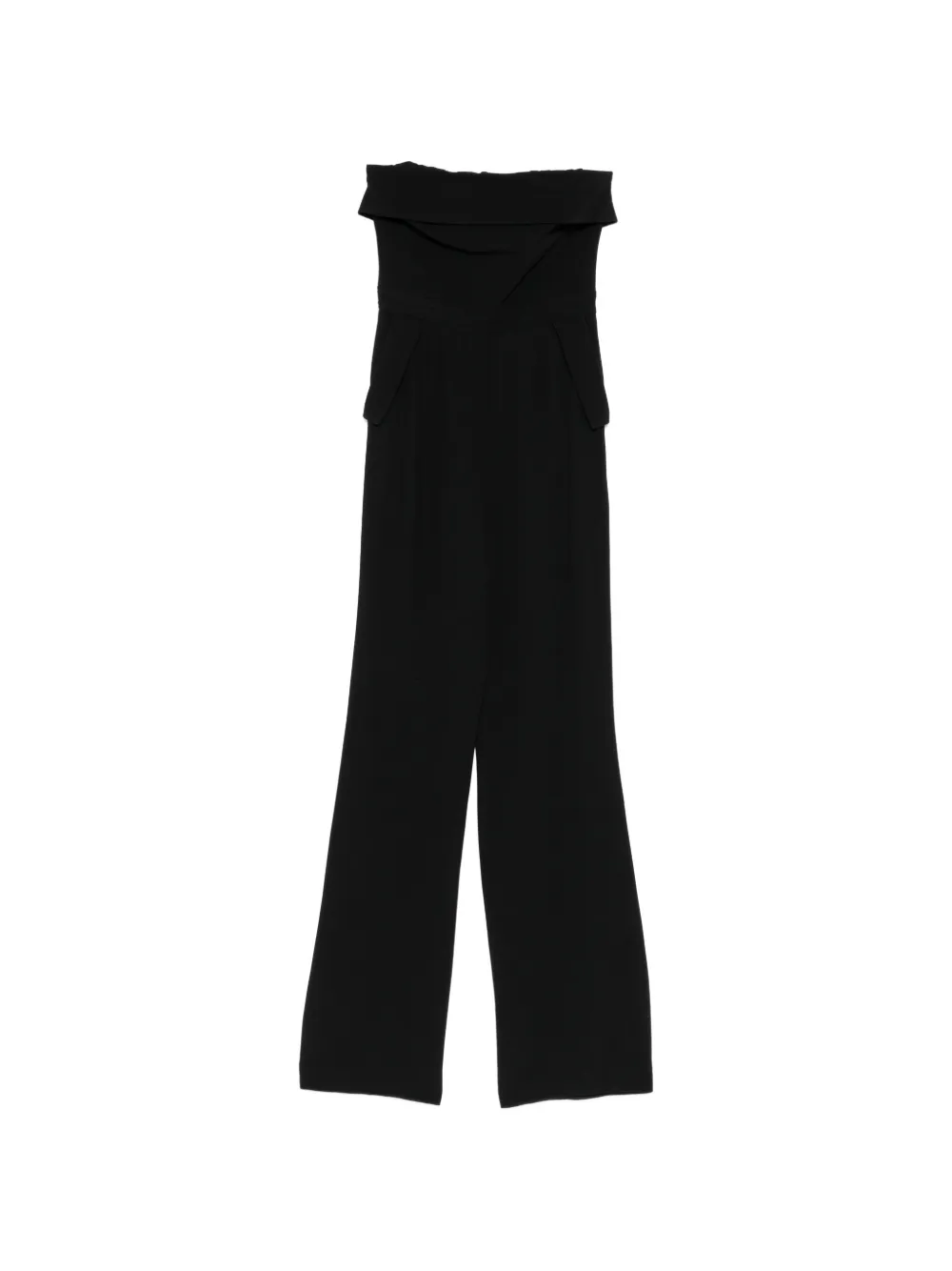 Elie Saab strapless tuxedo-style jumpsuit - Nero