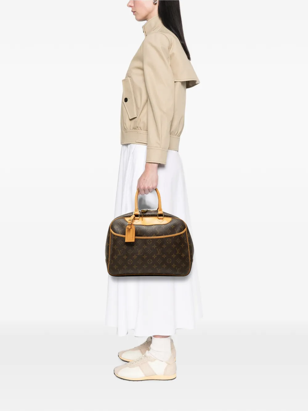 Louis Vuitton Pre-Owned 1998 Monogram Deauville handbag - Marrone