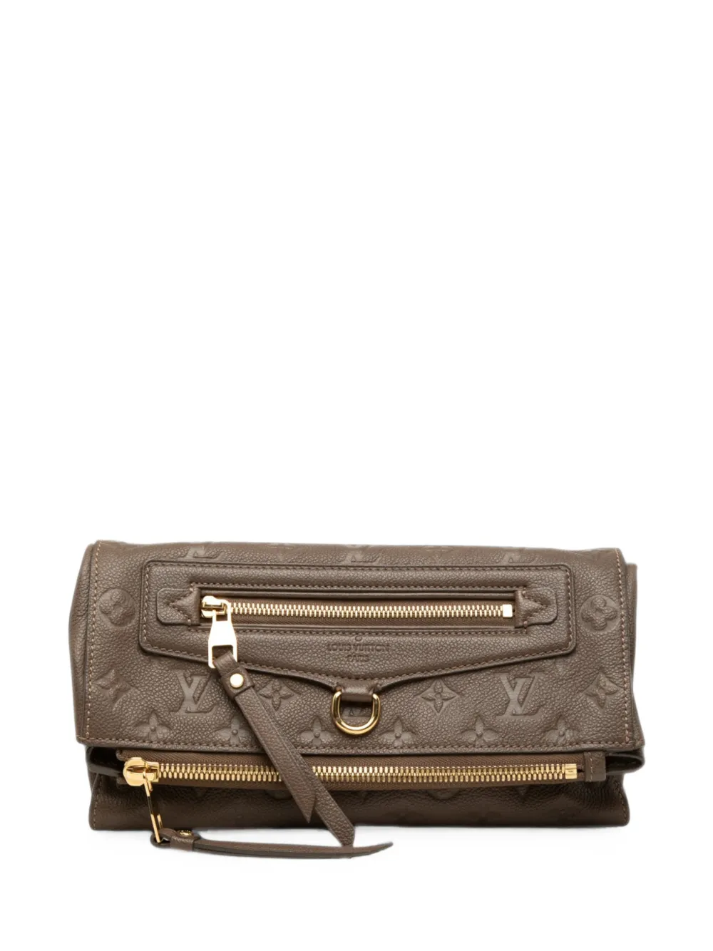 Louis Vuitton Pre-Owned Clutch Petillante in pelle Empreinte con monogramma 2010 - Marrone