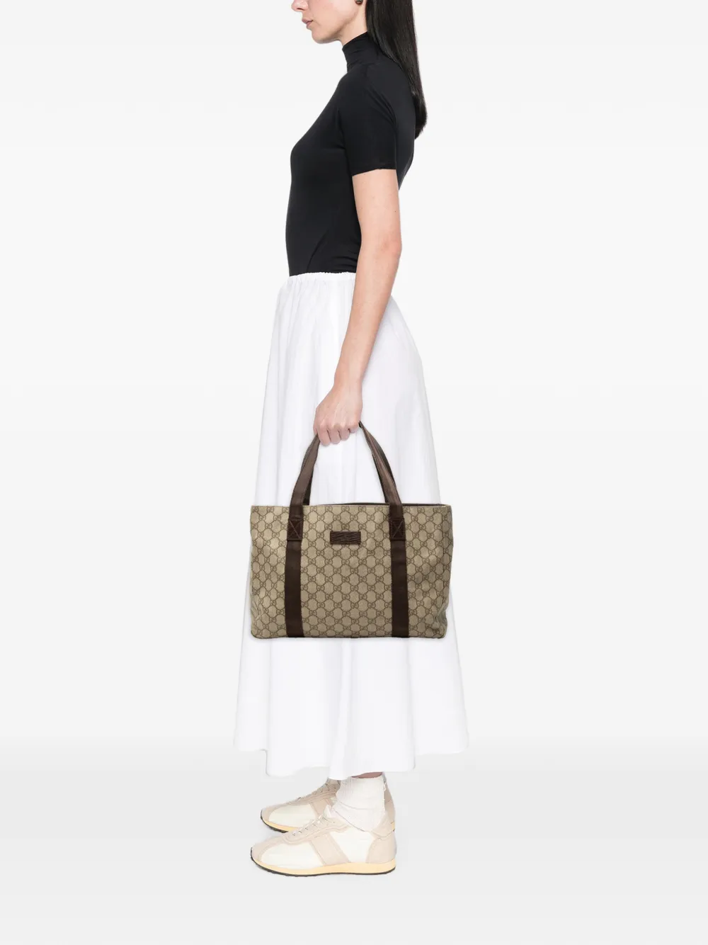 Gucci Pre-Owned 2000-2015 GG Supreme Handtasche - Nude