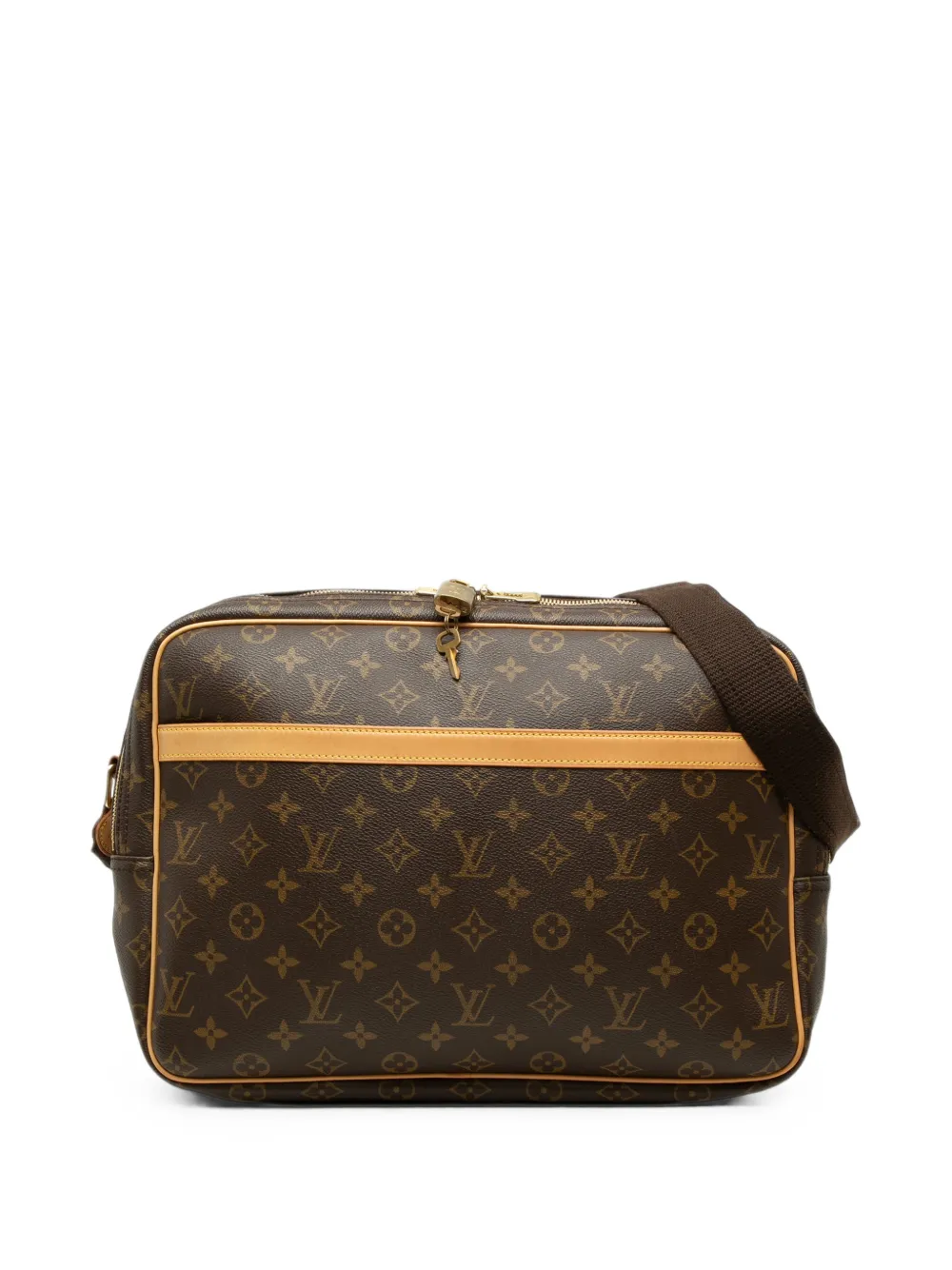 Louis Vuitton Pre-Owned 2001 Monogram Reporter GM crossbody bag - Marrone