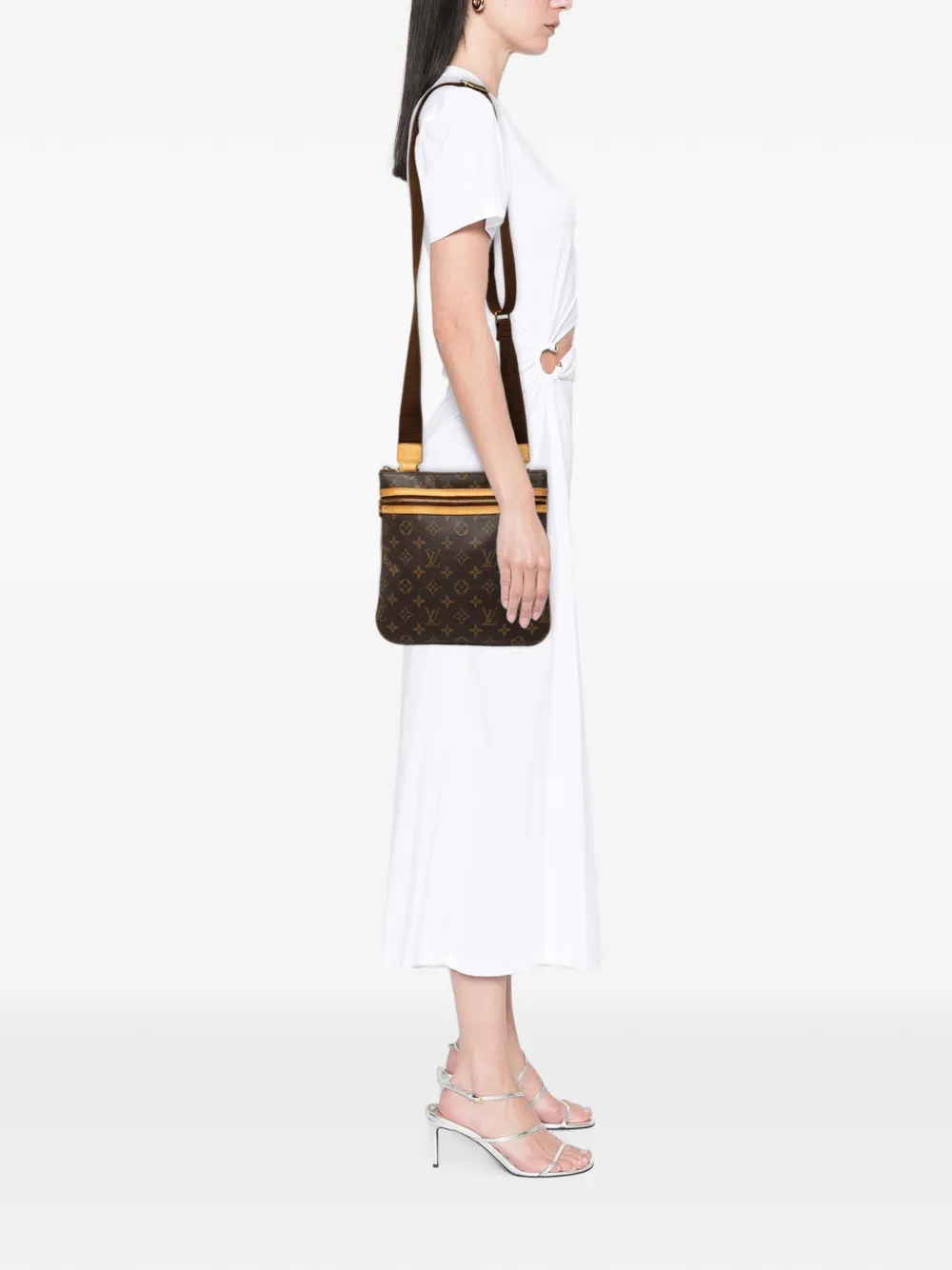 Louis Vuitton Pre-Owned 2006 Monogram Bosphore Pochette crossbody bag - Braun