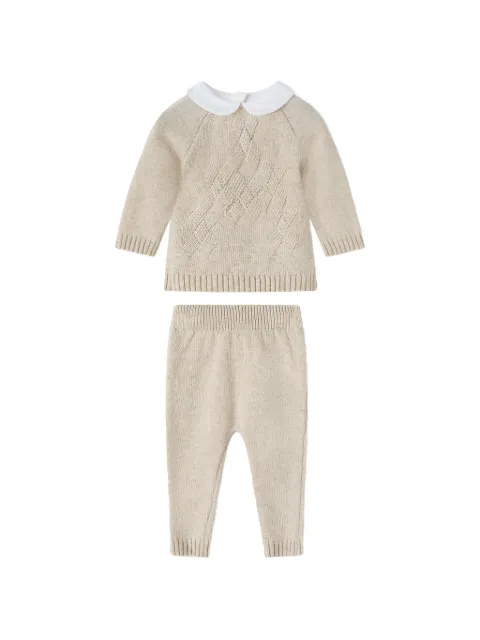 NANAN cable-knit trousers set