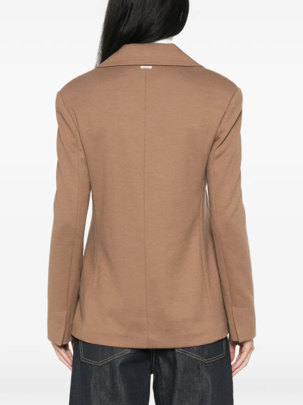 'S Max Mara Blazer met dubbele rij knopen Bruin