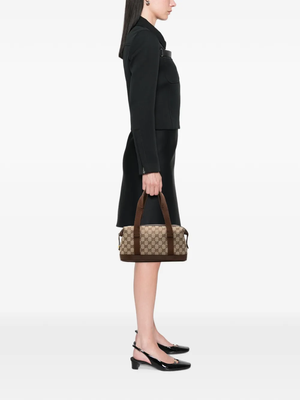 Gucci Pre-Owned 2000-2015 GG Canvas shoulder bag - Toni neutri