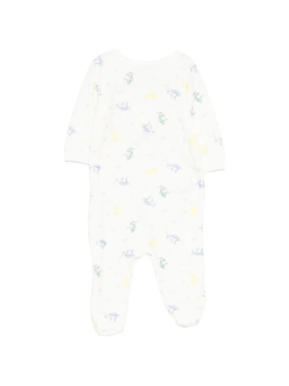 Petit Bateau Pyjama met dinosaurus-print Wit