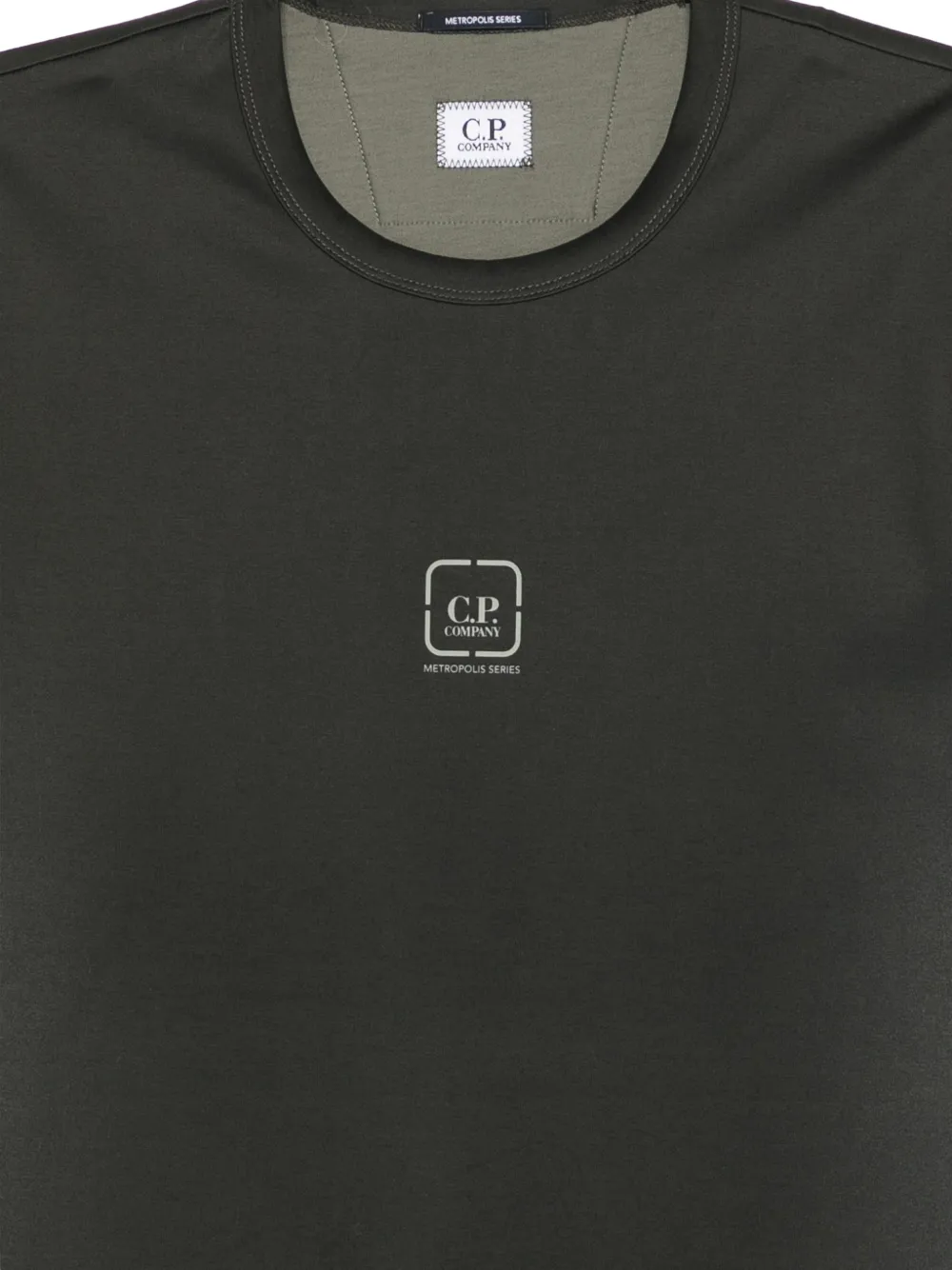C.P. Company Metropolis Series T-shirt met logo-print Groen