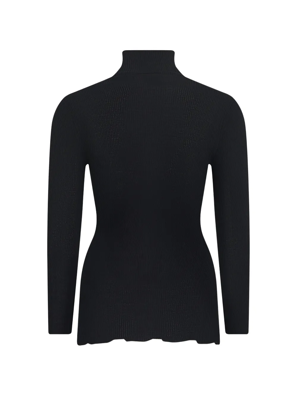Prada Trui met geëmailleerd Triangle-logo Zwart