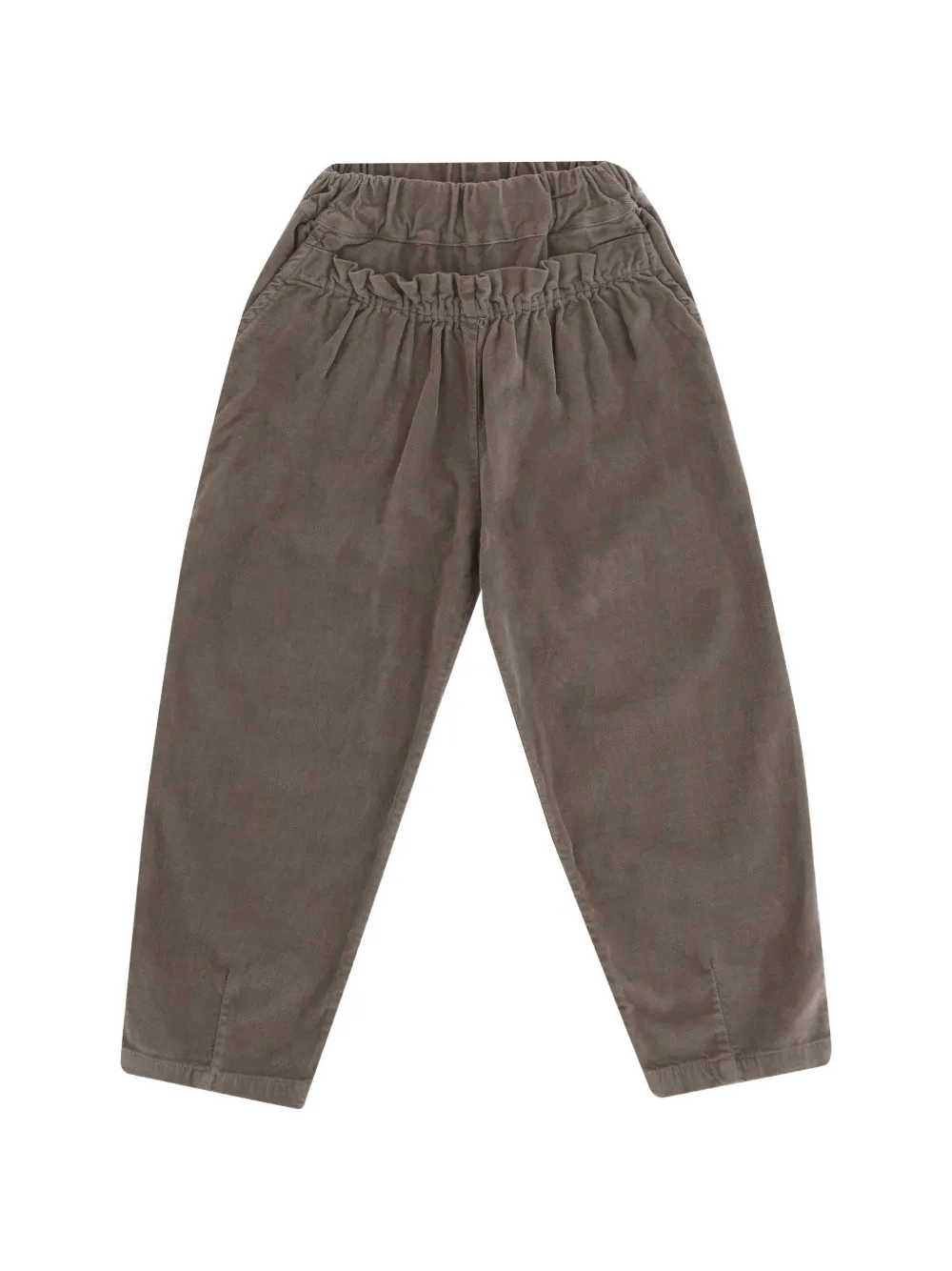 1+ In The Family corduroy elasticated trousers - Marrone