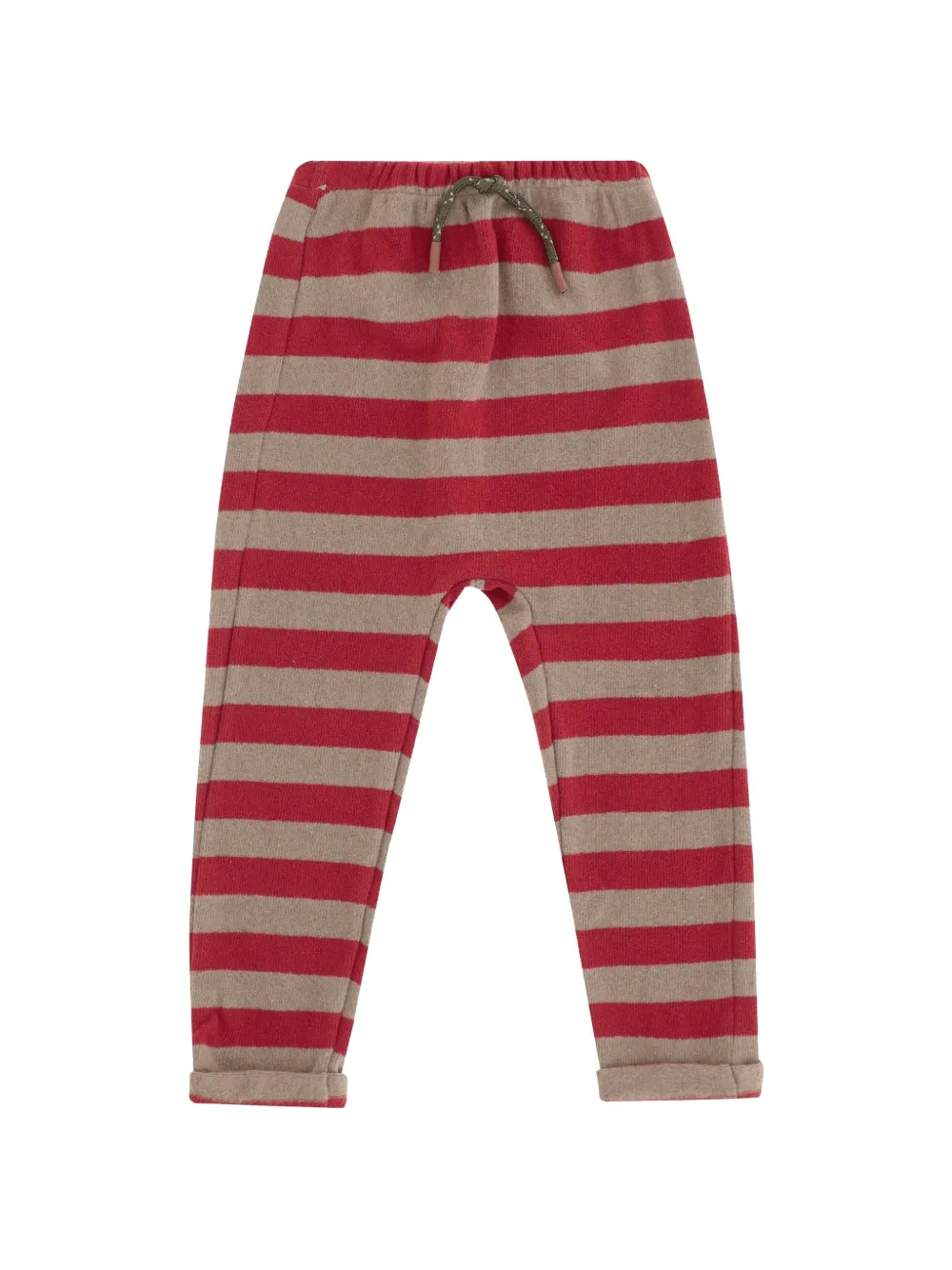 1+ In The Family striped drawstring trousers - Rosso