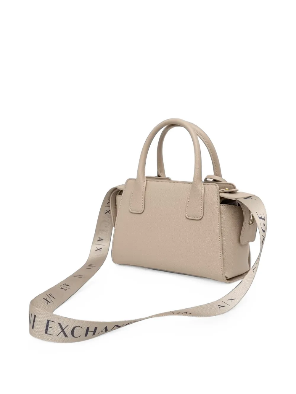 Armani Exchange Heuptas met logoplakkaat Beige