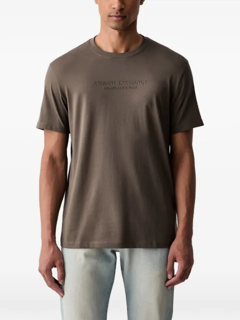 Armani Exchange logo-embossed T-shirt