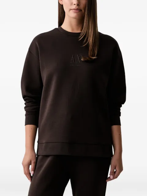 Armani Exchange logo-embroidered sweatshirt