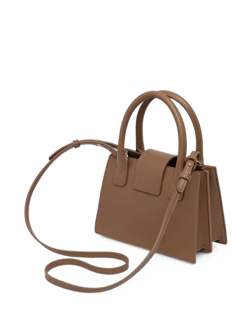 Armani Exchange Shopper met handvat en logoplakkaat Bruin