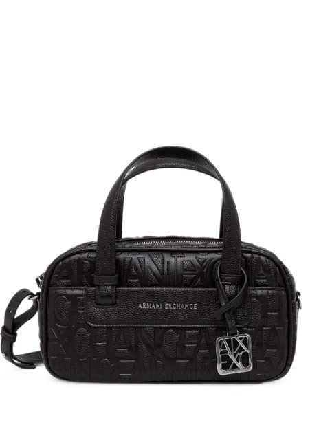 Armani Exchange logo-embossed shoulder bag