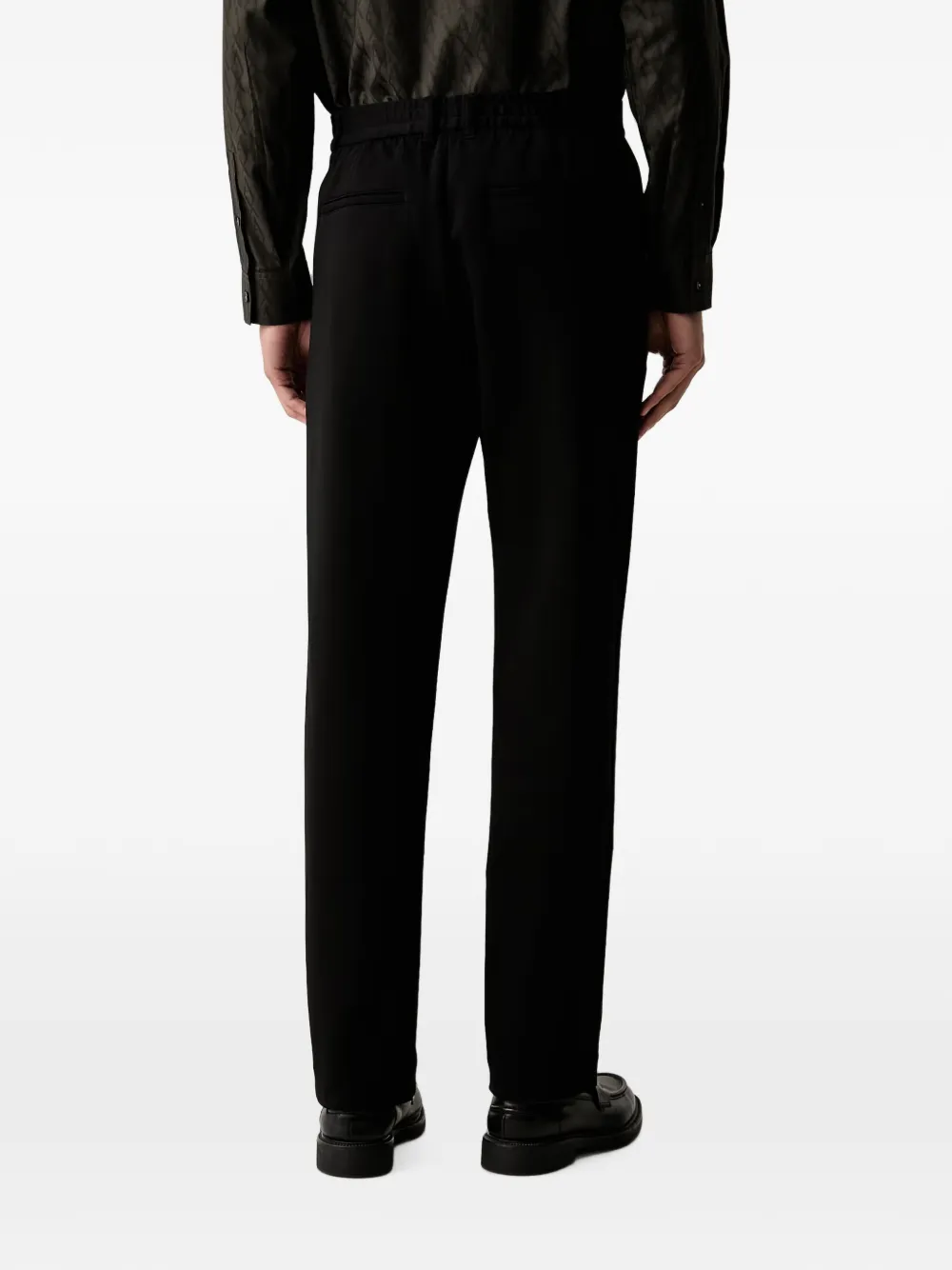 Armani Exchange Straight broek Zwart