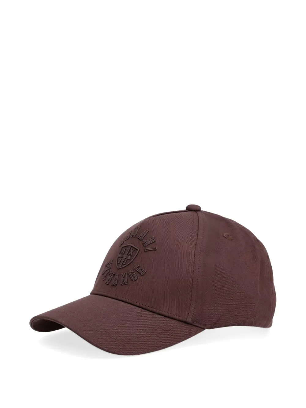 Armani Exchange Cappello da baseball con logo - Marrone