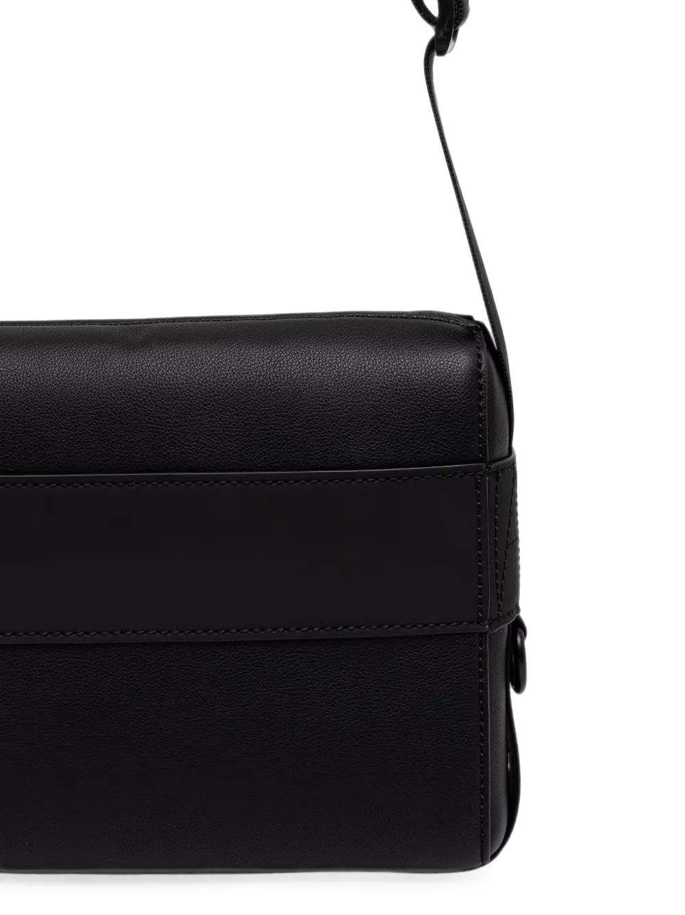 Armani Exchange Messengertas met logodetail Zwart