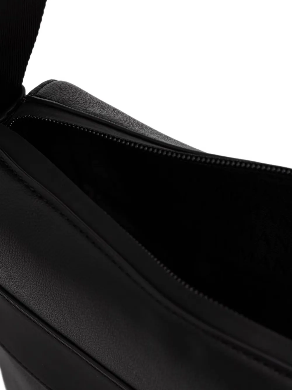 Armani Exchange Messengertas met logodetail Zwart