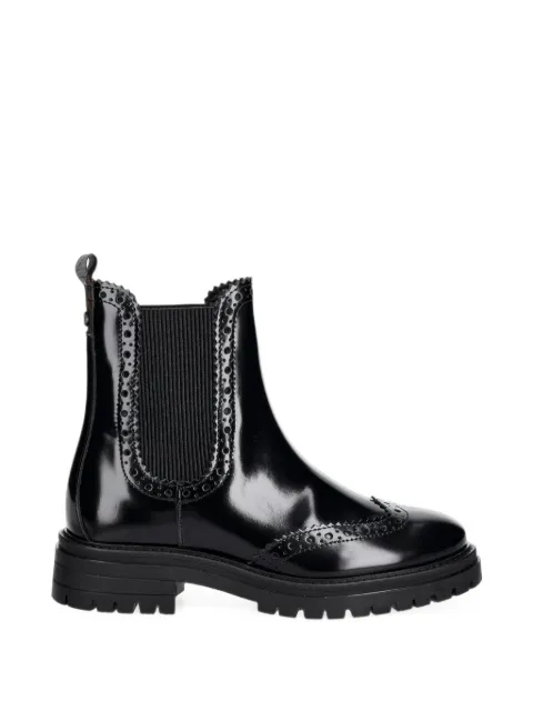 Barbour Fawne brogue-detail chelsea boots