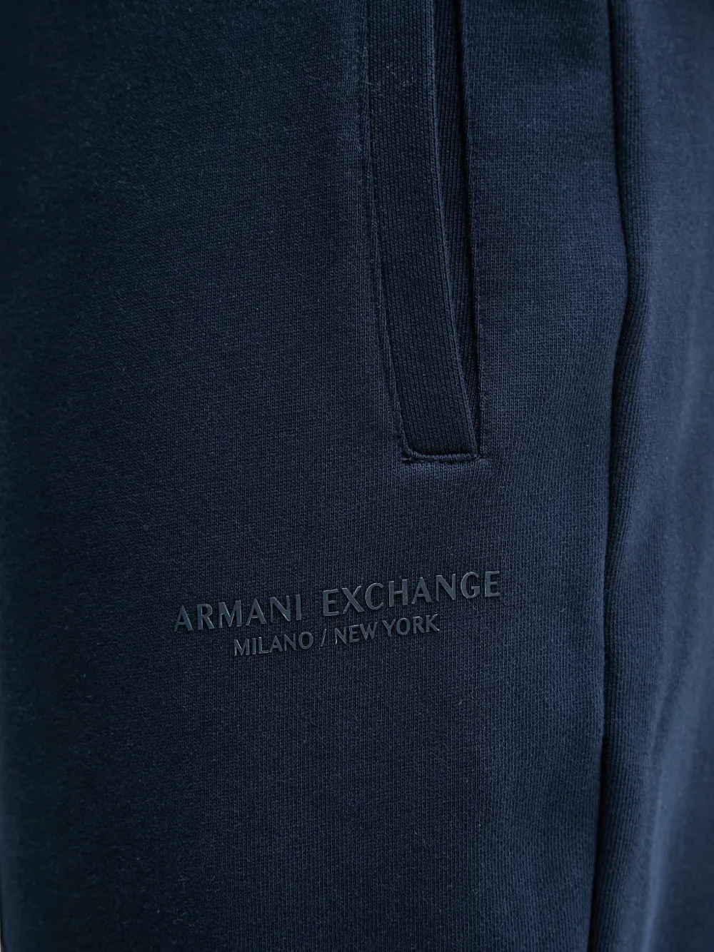 Armani Exchange Trainingsbroek met logoprint Blauw