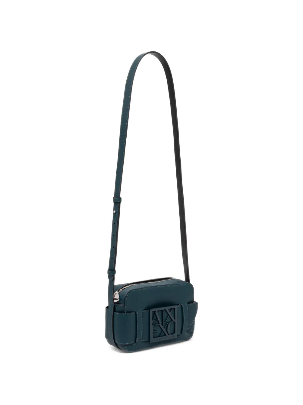 Armani Exchange Schoudertas met logoplakkaat Groen
