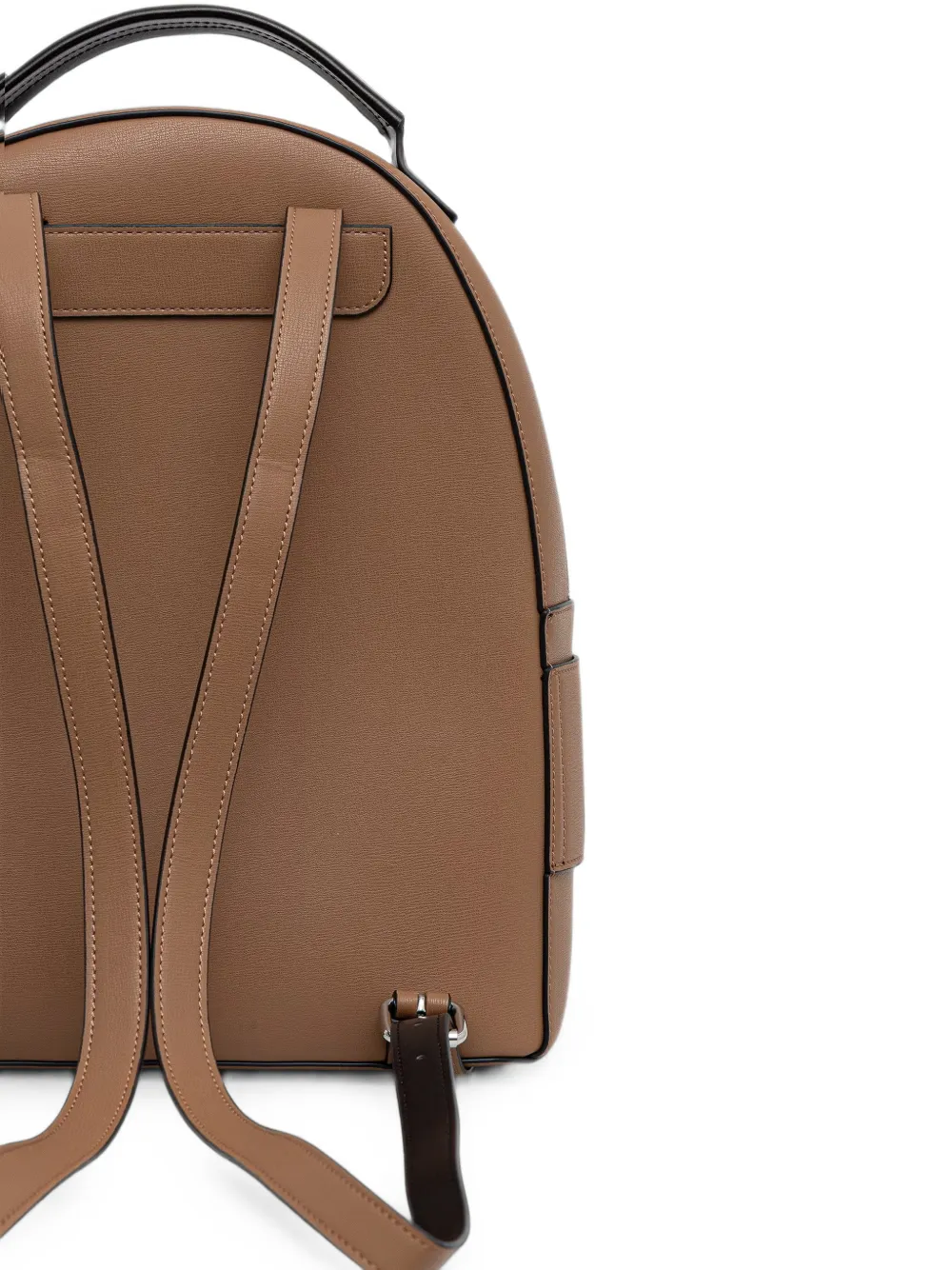 Armani Exchange Rugzak met logoplakkaat Beige