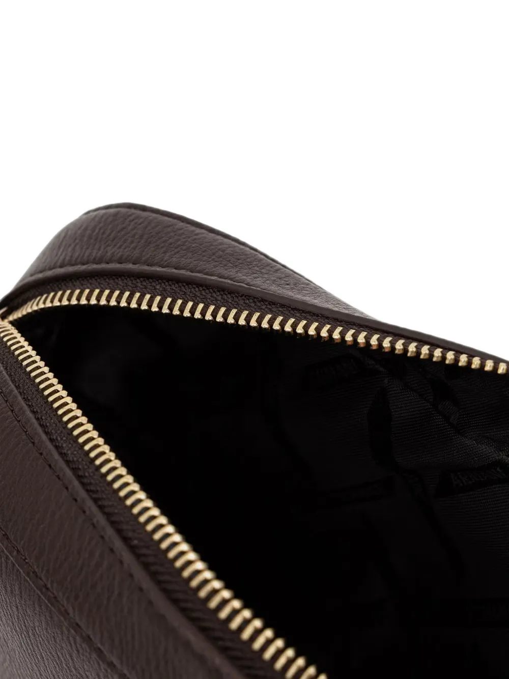 Armani Exchange Camera crossbodytas met logo-plakkaat Bruin
