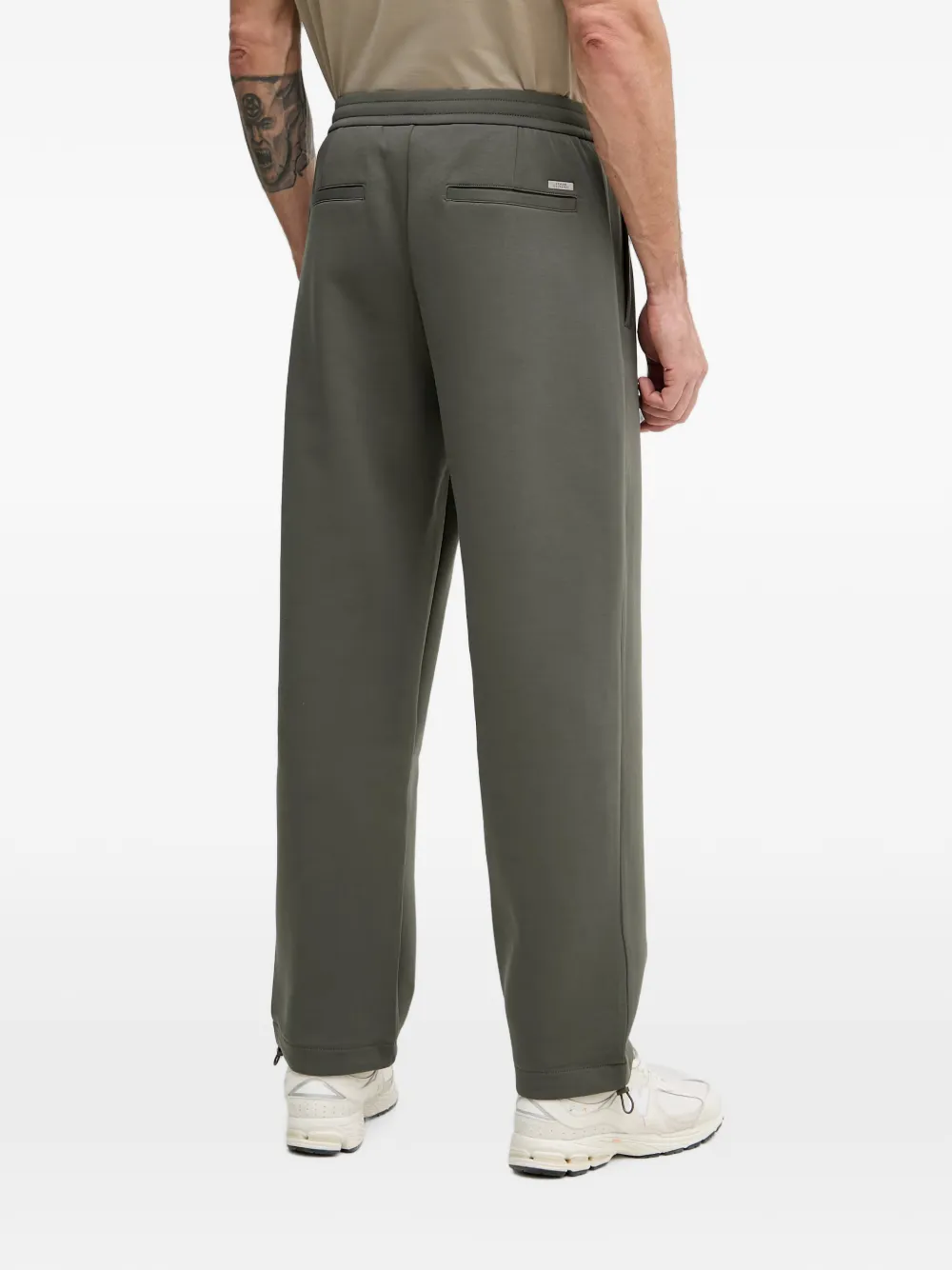 Armani Exchange Trainingsbroek met trekkoord in de zoom Groen