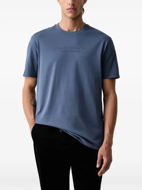 Armani Exchange logo-embossed T-shirt