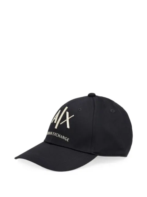 Armani Exchange logo-embroidered baseball cap
