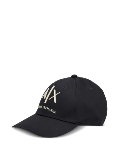 Armani Exchange logo-embroidered baseball cap