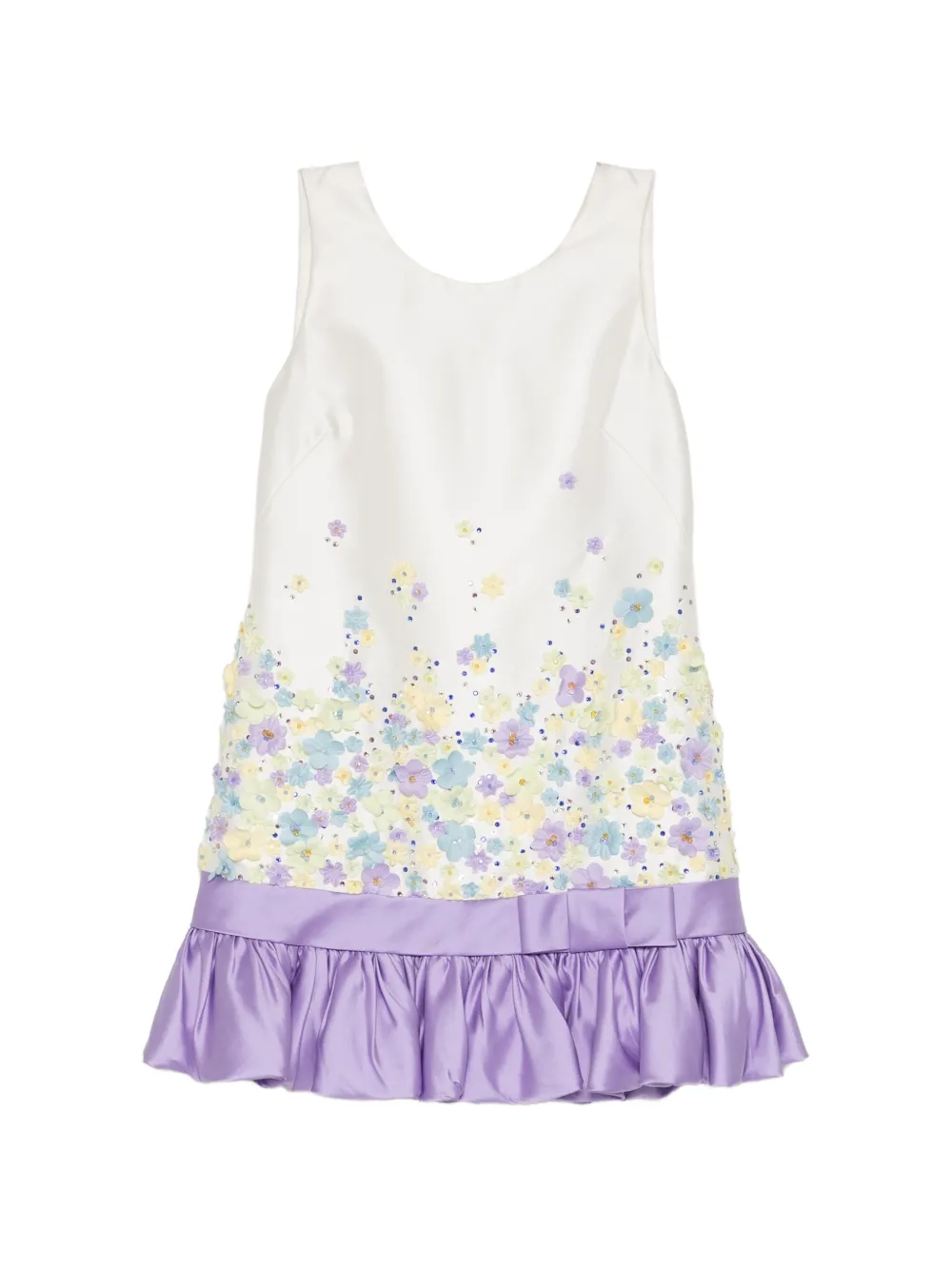 Viktor&Rolf Soir floral-appliqué ruffled dress