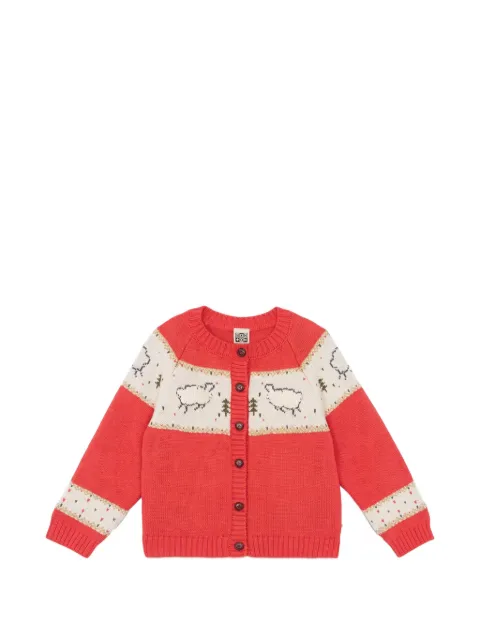 Bonton Mythic sheep-motif cardigan
