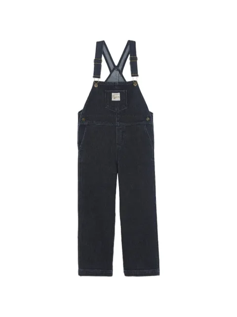 Bonton Moka star-patch dungarees