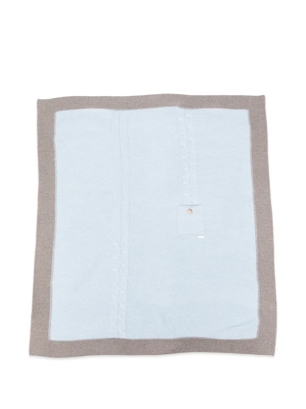 Colorichiari Coperta in maglia - Blu