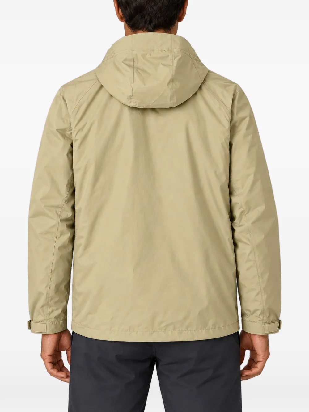 Patagonia Torrentshell 3L logo-patch hooded jacket Beige