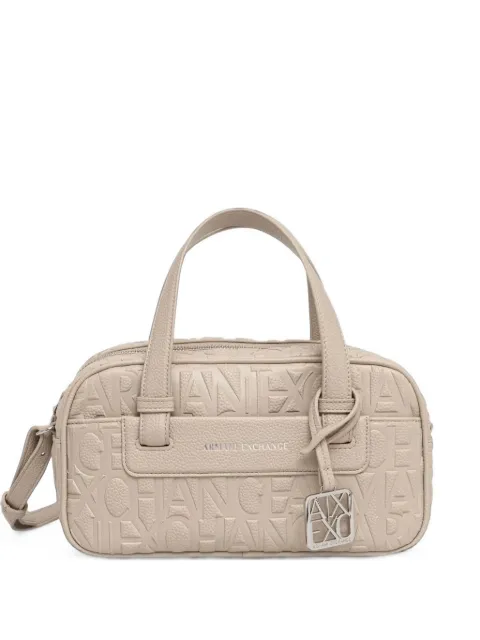 Armani Exchange bolso shopper con logo en relieve