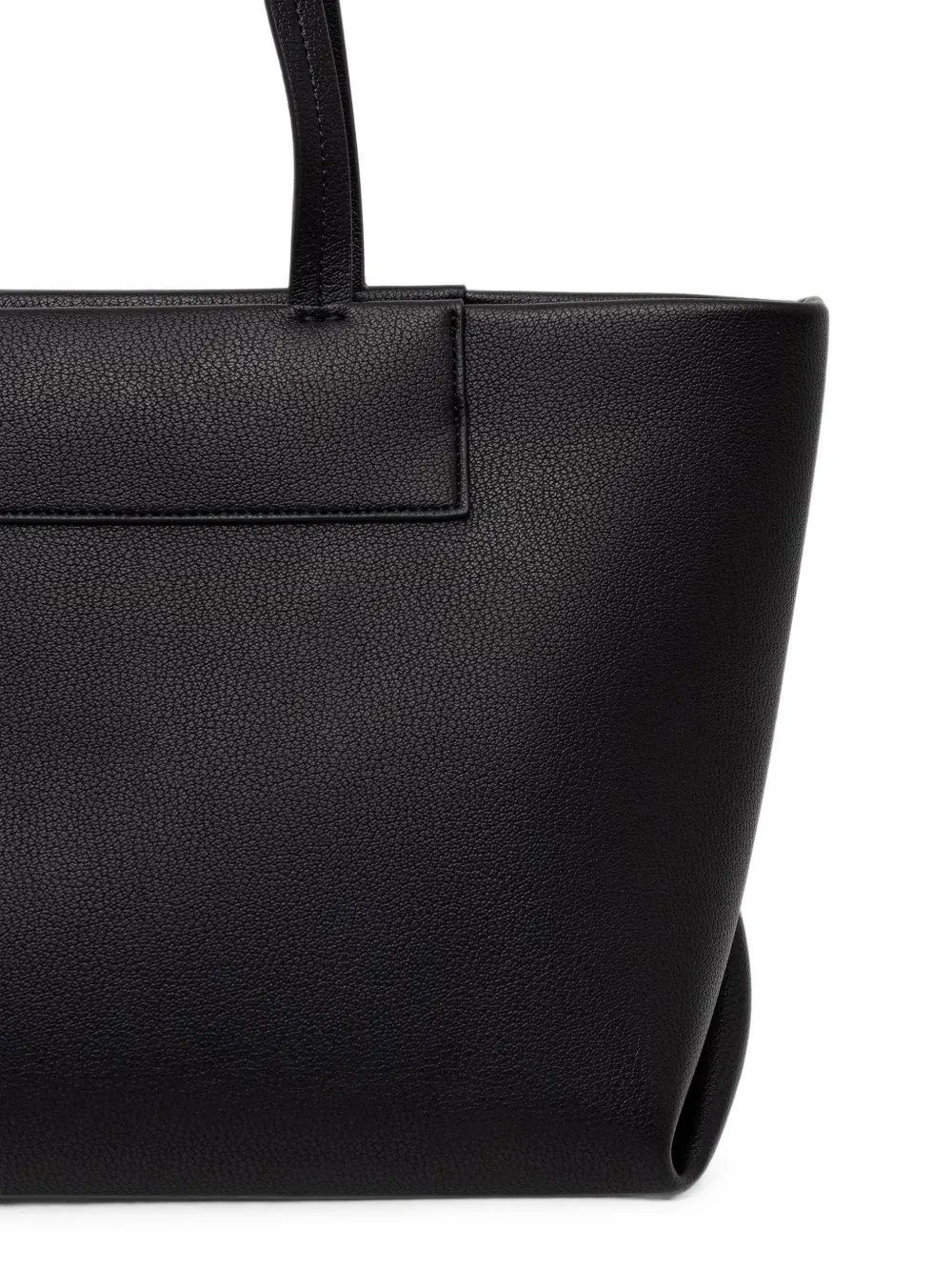 Armani Exchange logo-plaque tote bag Zwart