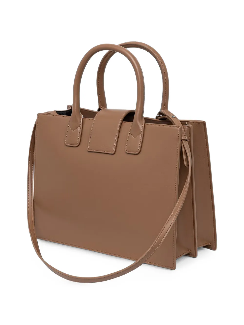 Armani Exchange Heuptas met logoplakkaat Beige