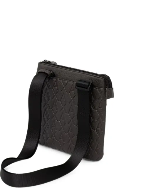 Armani Exchange logo-embossed cross body bag
