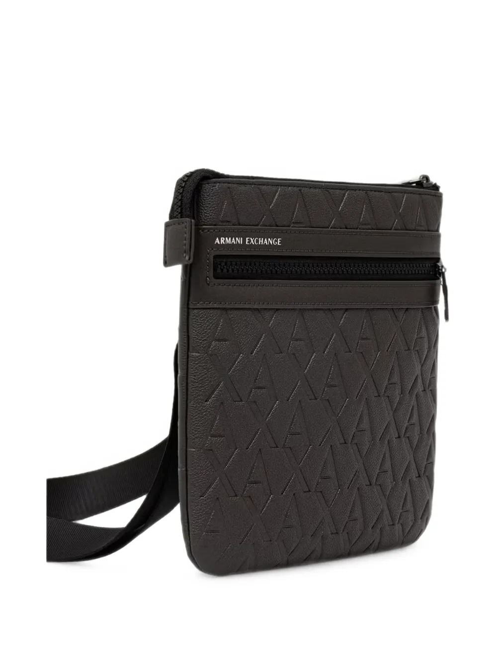 Armani Exchange Crossbodytas met logo-reliëf Bruin