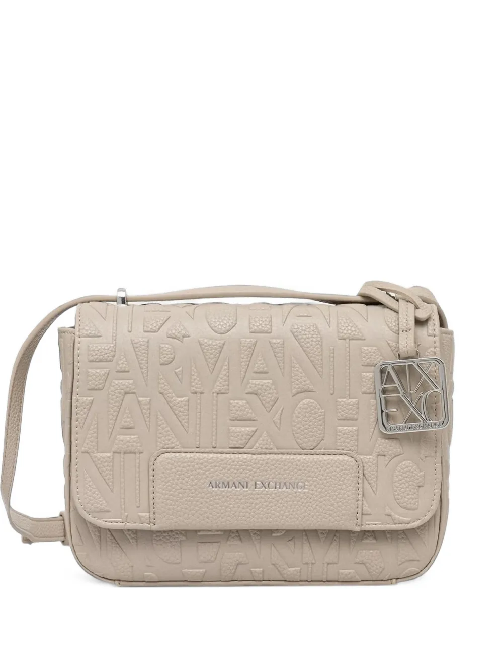 Armani Exchange logo-embossed cross body bag - Toni neutri
