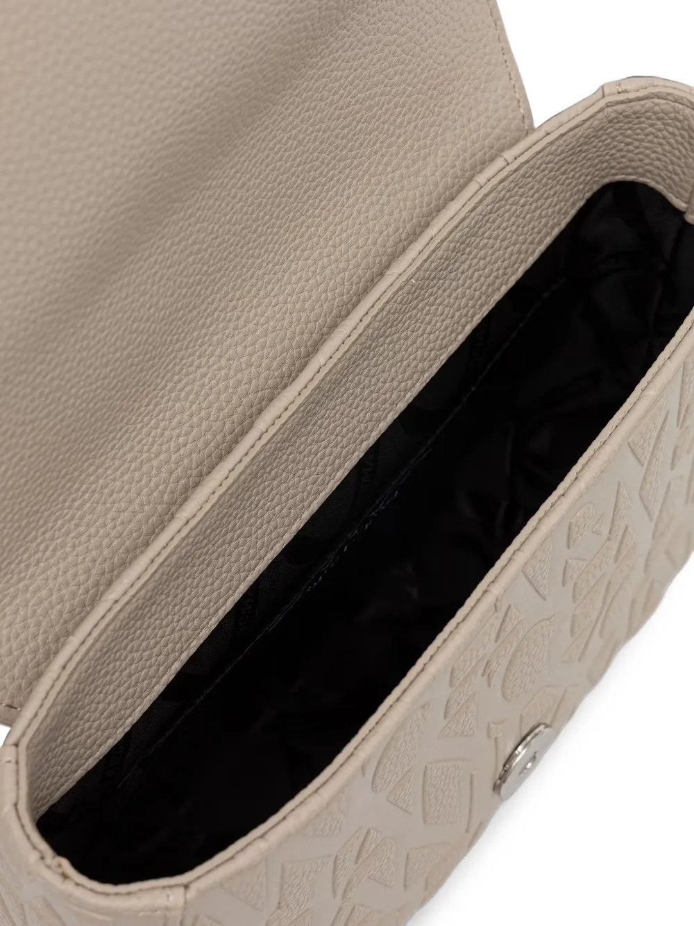 Armani Exchange Crossbodytas met logo-reliëf Beige
