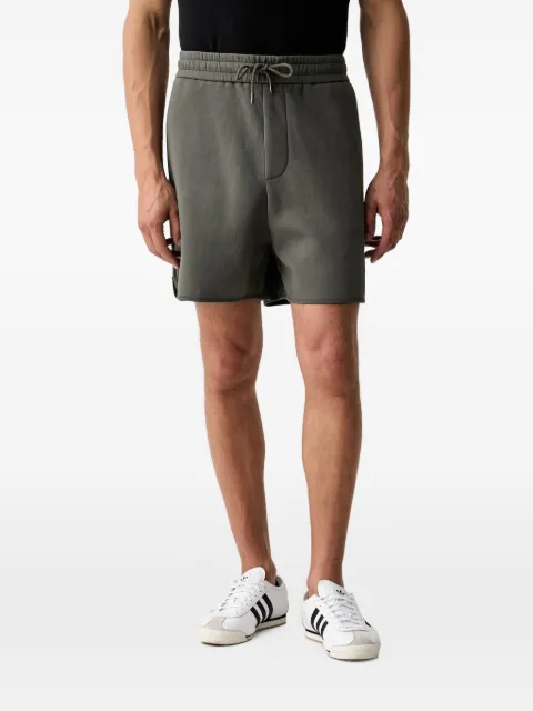 Armani Exchange side-stripe logo-patch shorts
