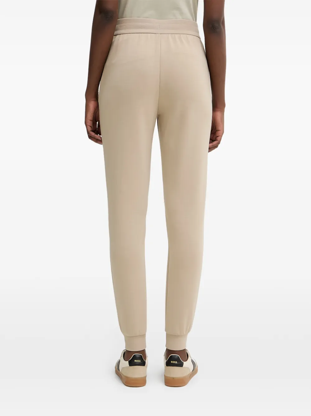 Armani Exchange Trainingsbroek verfraaid met logo Beige